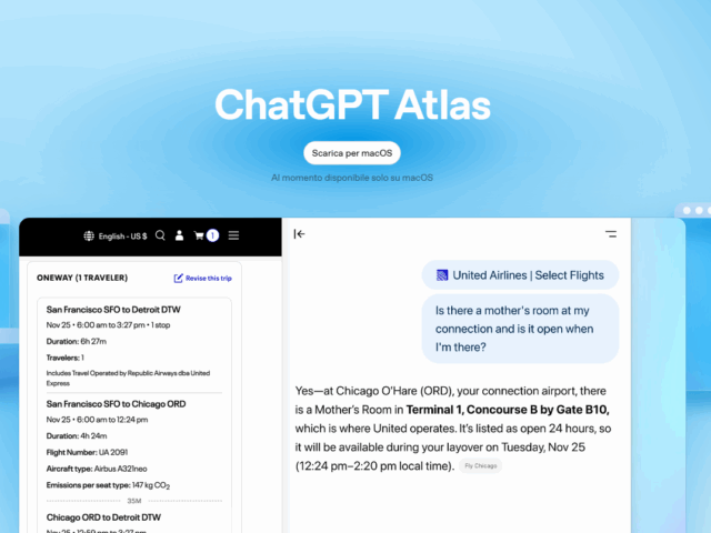 OpenAI lancia Atlas: il browser con ChatGPT integrato che sfida Chrome e cambia la navigazione web